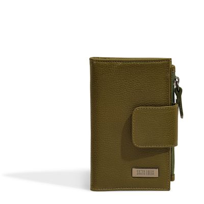 Carteira Couro Floater Verde Oliva