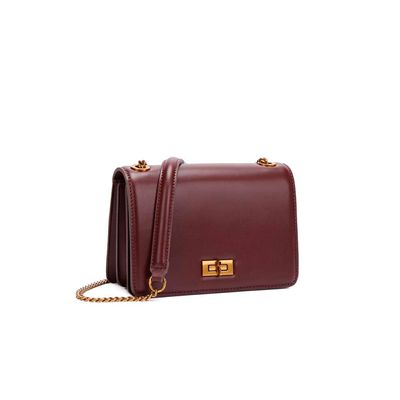 Bolsa Pequena Soft Roxo Berry Alça Transversal