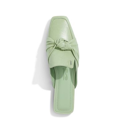 Mule Couro Nobre Soft Jade