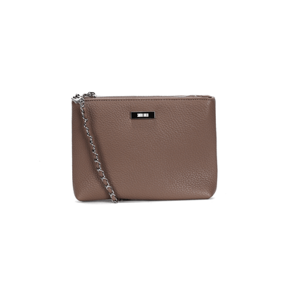 Bolsa Pequena Floater Cinza Fog Alça Transversal Corrente