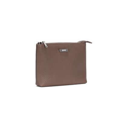 Bolsa Pequena Floater Cinza Fog Alça Transversal Corrente