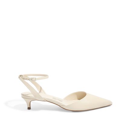 Scarpin Napa Confort Bege Porcelana