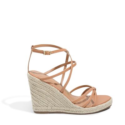 Sandália Napa Santorine Bege Blush