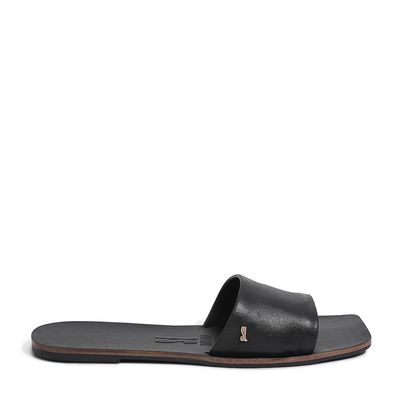 Rasteira Couro Nobre Soft Preto
