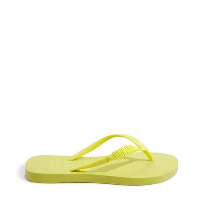 Flip Flop Borracha Amarelo Neon