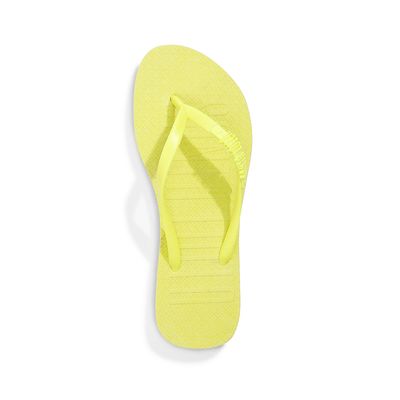 Flip Flop Borracha Amarelo Neon