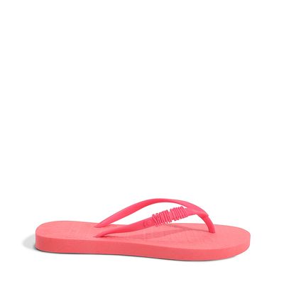 Flip Flop Borracha Rosa Neon