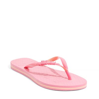 Flip Flop Borracha Rosa Camélia