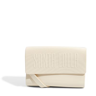 Bolsa Borracha Pequena Off White