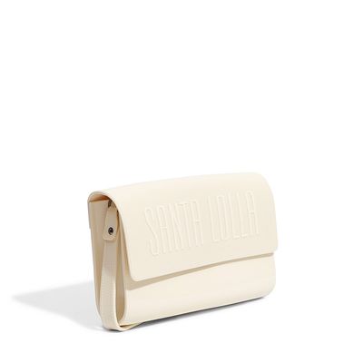 Bolsa Borracha Pequena Off White