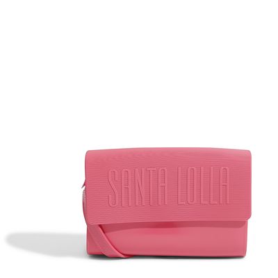 Bolsa Borracha Pequena Rosa Camélia