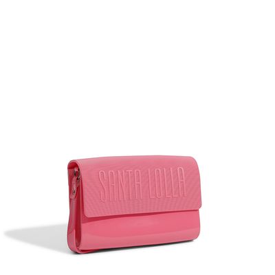 Bolsa Borracha Pequena Rosa Camélia