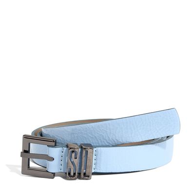 Cinto Verniz Show Azul Nuvem