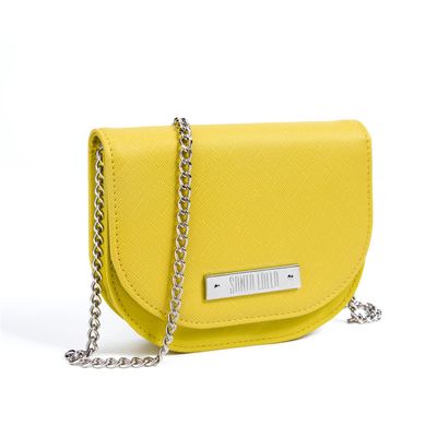 Bolsa Pequena Risco Verde Hot Oliva Alça Transversal Corrente