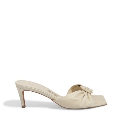 Mule Napa Confort Bege Porcelana