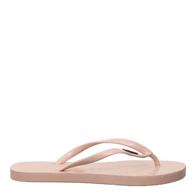 Flip Flop Croco Verniz Pu Rosa Quartzo