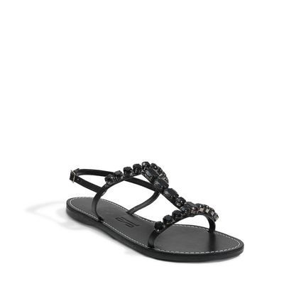 Rasteira Napa Santorine Preto