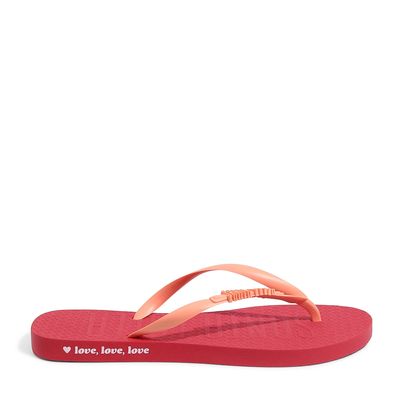 Flip Flop Borracha Vermelho Chilli