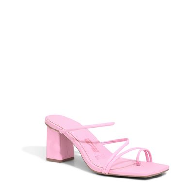 Mule Couro Nobre Soft Rosa Chiclete