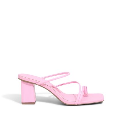 Mule Couro Nobre Soft Rosa Chiclete