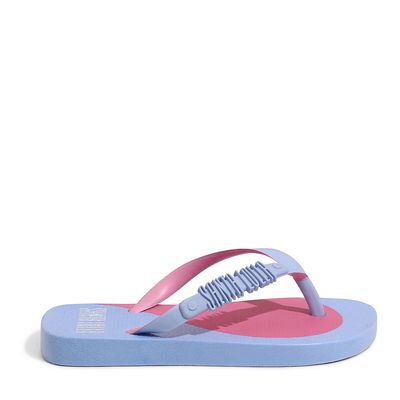 Flip Flop Infantil Azul Nuvem Borracha Salto Flat