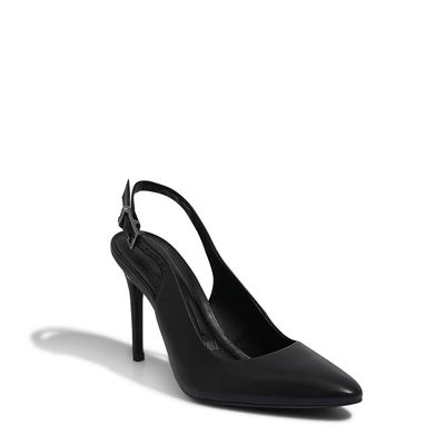 Scarpin Couro Pelica Soft Preto