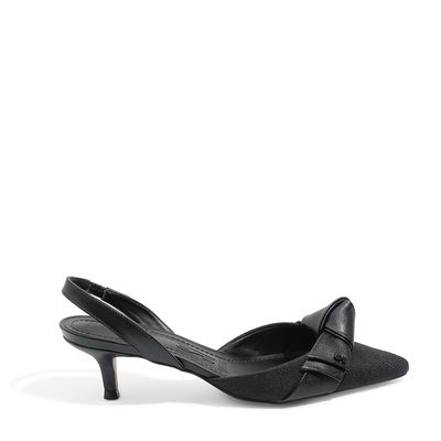 Scarpin Tecido Copacabana Preto