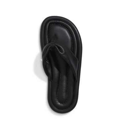 Rasteira Couro Nobre Soft 2 Preto