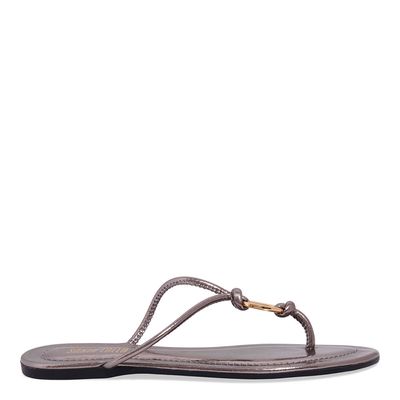 Rasteira Metalizada Reflexo Prata