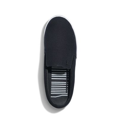 Tênis Slip On Lona Deserto Preto