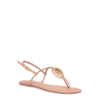 Rasteira Napa Soft Bege Palha