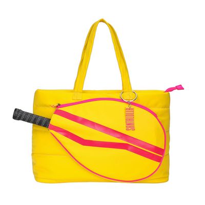 Bolsa Shopper Amarela Neon Beach Tênis