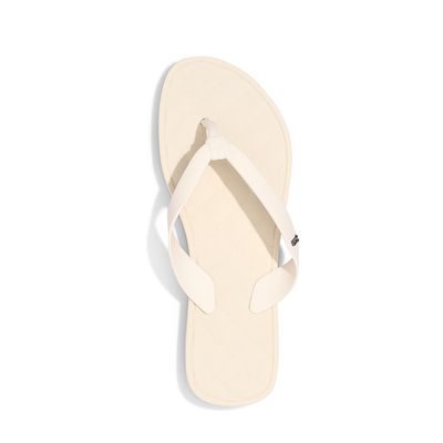 Flip Flop Borracha Branco Gelo