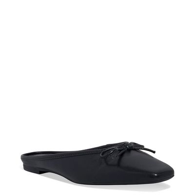 Mocassim Mule Couro Nobre Soft Preto