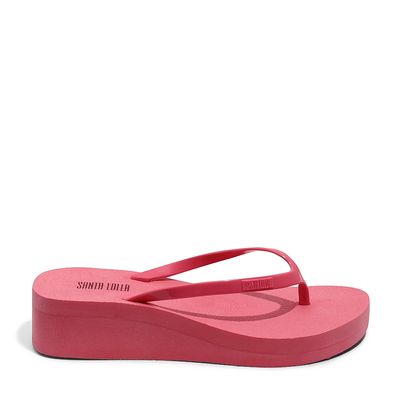 Flip Flop Borracha Rosa Camélia