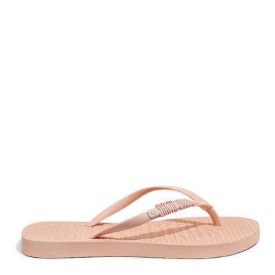 Chinelo Flip Flop Borracha Rosa Claro