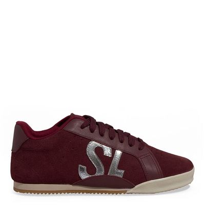 Tênis Couro Camurça Roxo Berry