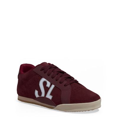 Tênis Couro Camurça Roxo Berry