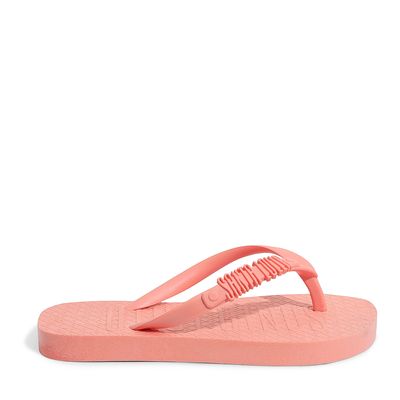 Flip Flop Infantil Hot Peach Borracha Salto Flat