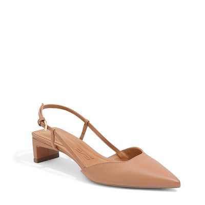 Scarpin Napa Confort Tan