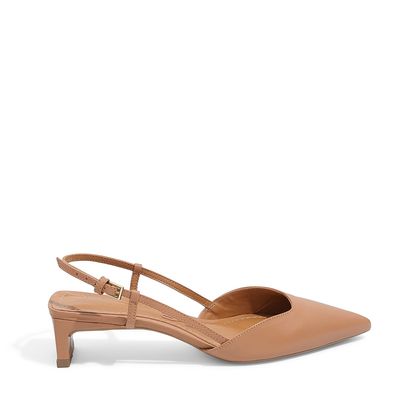 Scarpin Napa Confort Tan