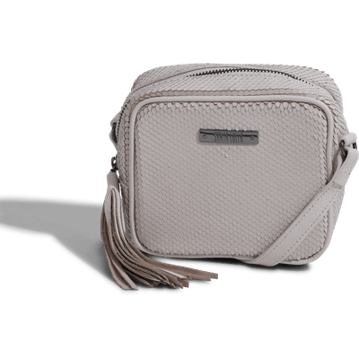 Bolsa Snake Petit Branco Gelo