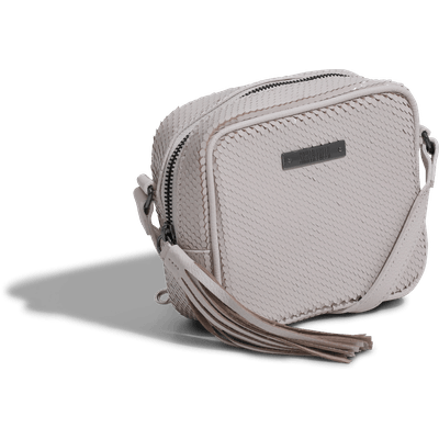 Bolsa Snake Petit Branco Gelo