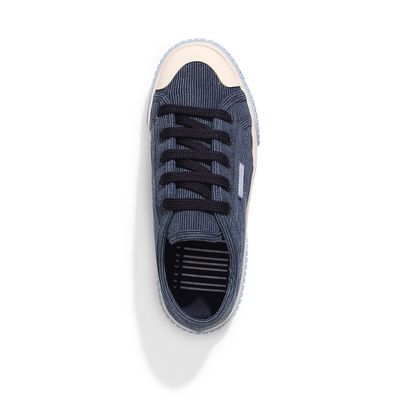 Tênis Tecido Jeans Filipinas Azul Marine Marinho