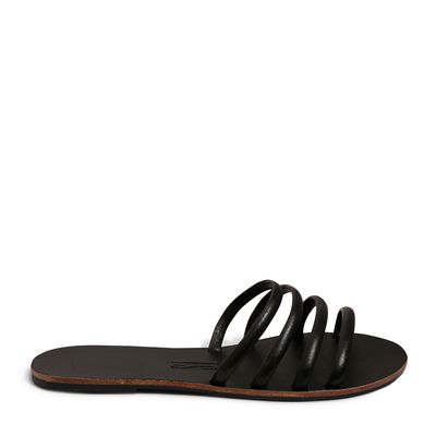 Rasteira Couro Nobre Soft Preto
