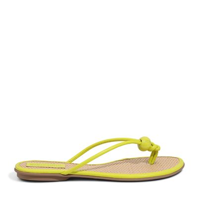 Rasteira Napa Santorine Verde Lemon