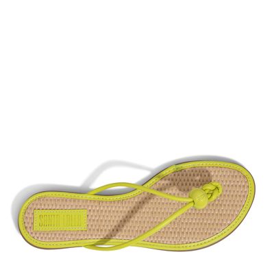 Rasteira Napa Santorine Verde Lemon