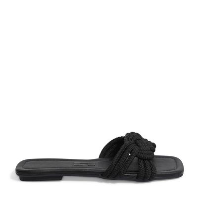 Rasteira Cordão Preto