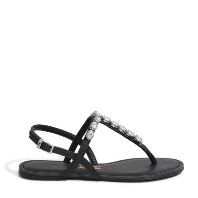 Rasteira Napa Santorine Preto