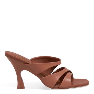 Mule Couro Nobre Soft Salto Taça